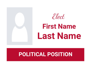 Picture of 9" x 12" Political Campaign 5