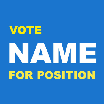 Picture of 12" x 12" Political 35824695