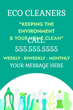 Picture of 18" x 12" Cleaning Services 7