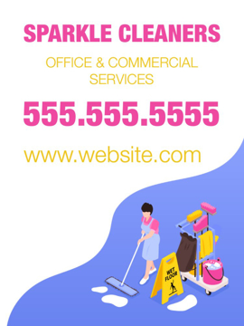 Picture of 24" x 18" Cleaning Services 8