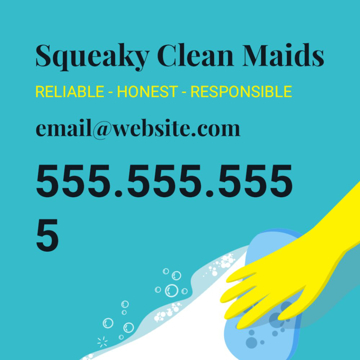 Picture of 24" x 24" Cleaning Services 3