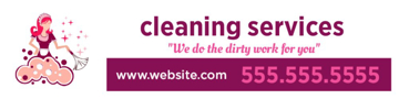 Picture of 6" x 24" Cleaning Services 5