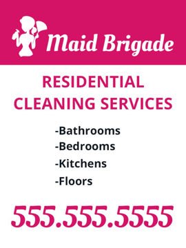 Picture of 24" x 18" Cleaning Services 878756842