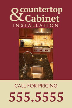 Picture of 18" x 12" Contractor Services 5065469