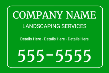 Picture of 12" x 18" Landscaping 14