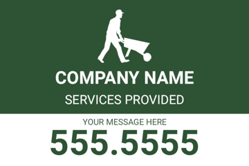 Picture of 12" x 18" Landscaping 18