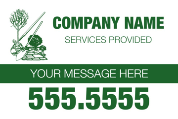 Picture of 12" x 18" Landscaping 21