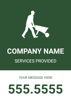 Picture of 18" x 12" Landscaping 18