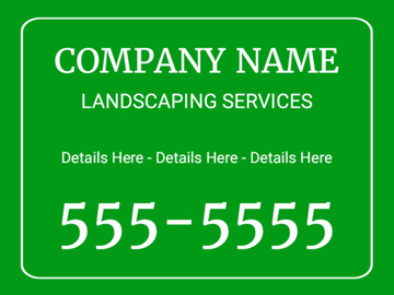 Picture of 18" x 24" Landscaping 14