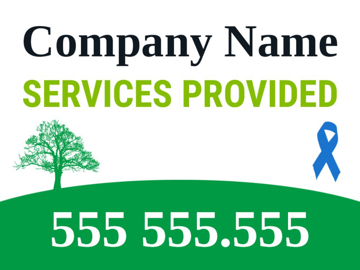 Picture of 18" x 24" Landscaping Services 4936097