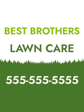 Picture of 24" x 18" Landscaping Services 3530885