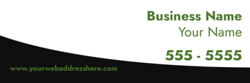 Picture of 6" x 18" Business 607068