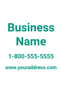 Picture of 18" x 12" Business 947445