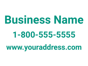 Picture of 18" x 24" Business 947445