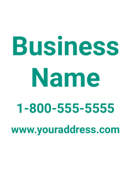 Picture of 24" x 18" Business 947445