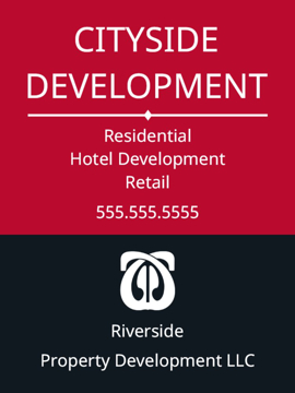 Picture of 24" x 18" Business 3530620