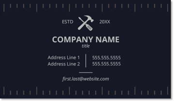 Picture of BC - Construction, Repair & Improvement 1 - Single Sided