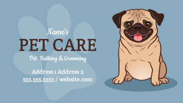 Picture of Magnetic Business card_Petcare - Horizontal