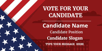 Picture of Political Banner 11 - 3x6