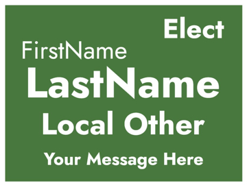 Picture of Local Campaign 40 - 18x24