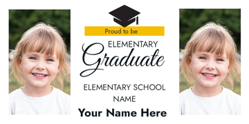 Picture of Elementary School Photo Banner 8- 4x8