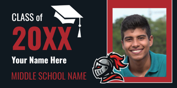 Picture of Middle School Photo Banner 3- 4x8