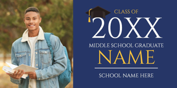 Picture of Middle School Photo Banner 4- 4x8