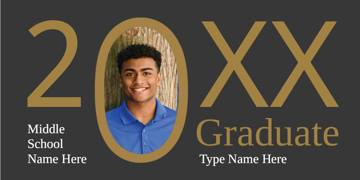Picture of Middle School Photo Banner 6- 4x8