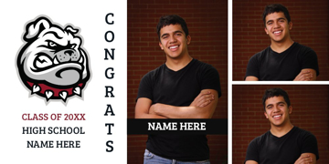 Picture of High School Photo Banner 1- 4x8