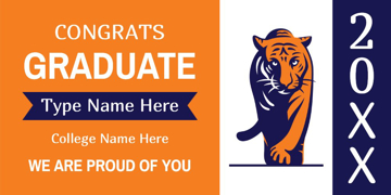 Picture of College Banner 2- 4x8
