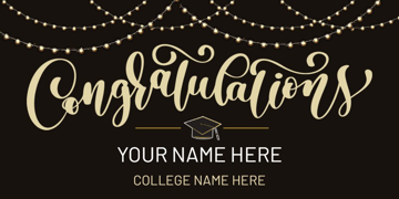 Picture of College Banner 5- 4x8