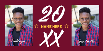 Picture of College Banner 7- 4x8