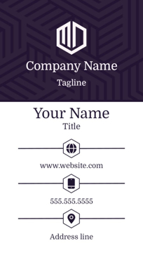 Picture of Magnetic Business Card 5 - Vertical