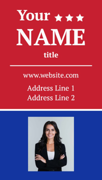 Picture of Magnetic Business Card 9 - Vertical