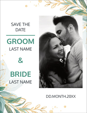 Picture of Save the Date Postcard Magnet 2 - Vertical