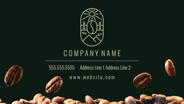 Picture of Food & Beverage Business Card Magnet 9 - Horizontal