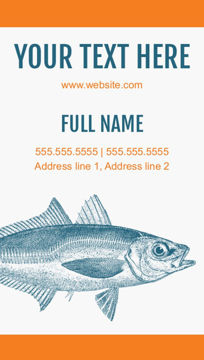 Picture of Food & Beverage Business Card Magnet 10 - Vertical