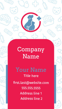 Picture of Pet Care Business Magnet 6- Vertical