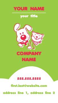 Picture of Pet Care Business Magnet 13- Vertical