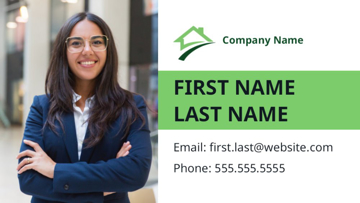 Picture of Real Estate Business Card Magnet 9- Horizontal