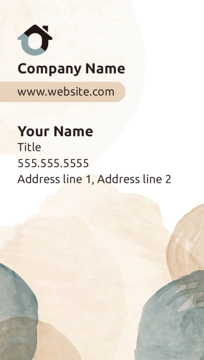 Picture of Real Estate Business Card Magnet 2 - Vertical