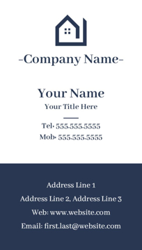 Picture of Real Estate Business Card Magnet 13 - Vertical