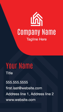 Picture of Real Estate Business Card Magnet 14 - Vertical