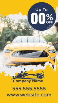 Picture of Promotional Business Card Magnet 9 - Vertical