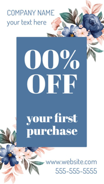 Picture of Promotional Business Card Magnet 12 - Vertical