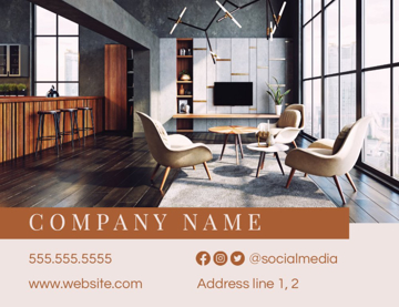 Picture of Real Estate Postcard Magnet 2- Horizontal