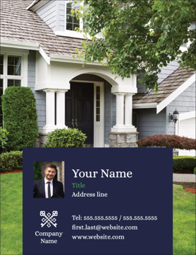 Picture of Real Estate Postcard Magnet 10 - Vertical