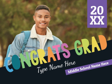 Picture of Middle School Photo Signs 2