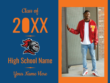 Picture of High School Blue and Orange 4