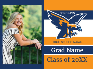 Picture of High School Blue and Orange 5